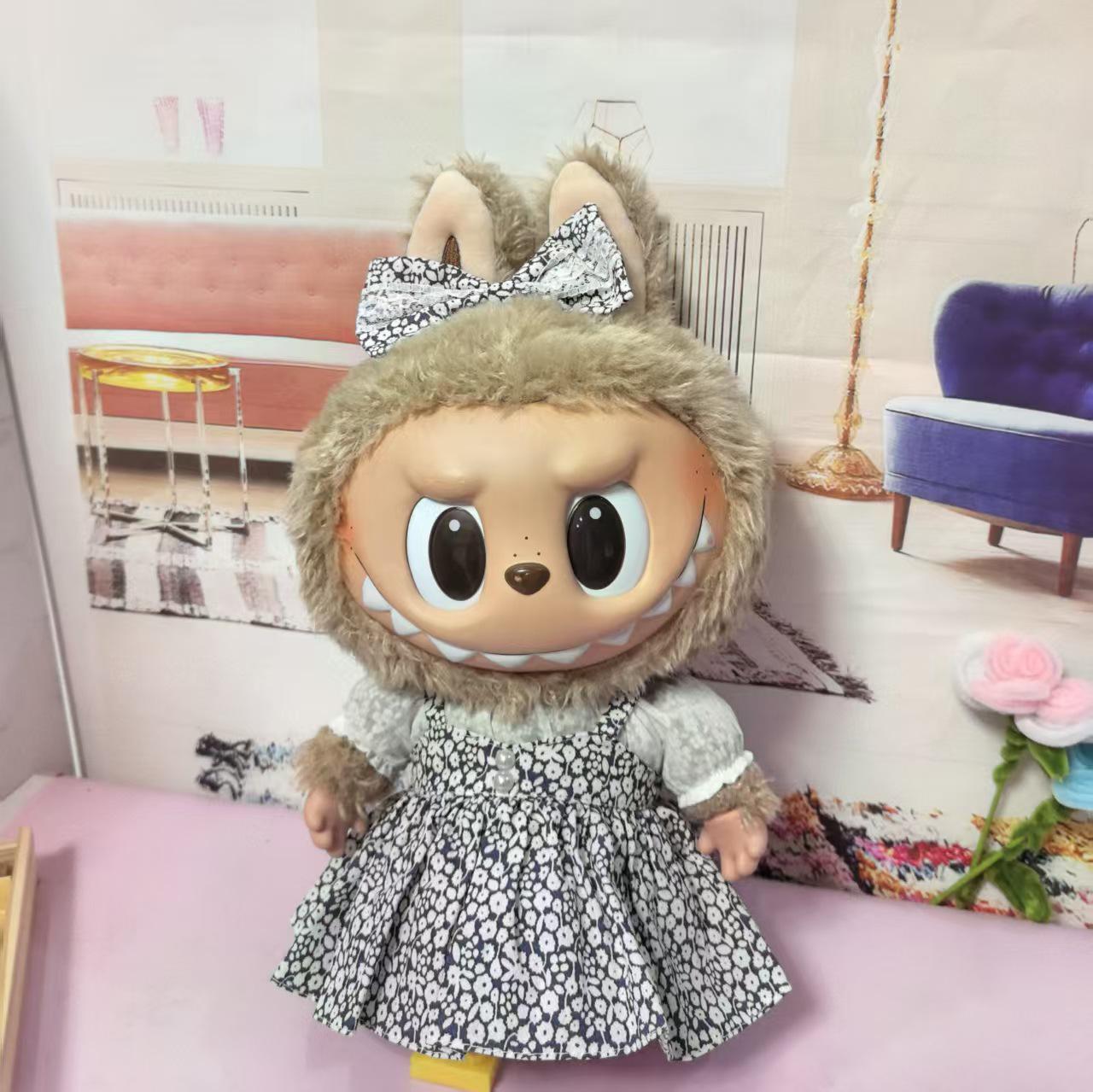 Corduroy Skirt for 38CM Lina Bell Plush Toy, Size S, Medium Bear Outfit. 38CM Plush Outfit