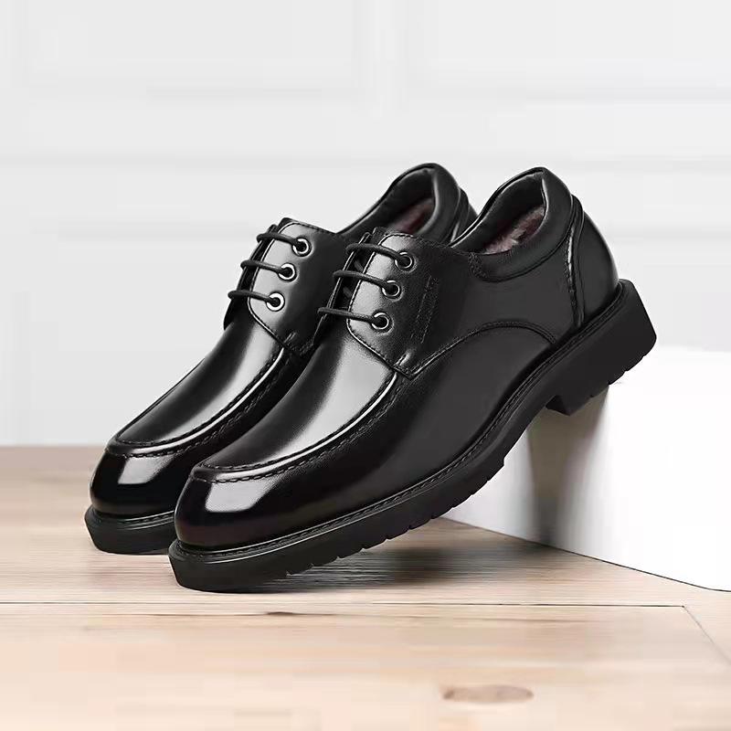 First Layer Cowhide Men'S Shoes Business Dress Leather Shoes Men'S Thick-Soled Casual Shoes Sandals Men'S