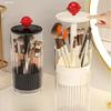Plastic Makeup Brushes Holder with Lid Cosmetic Brushes Storage Box  Lipstick Container