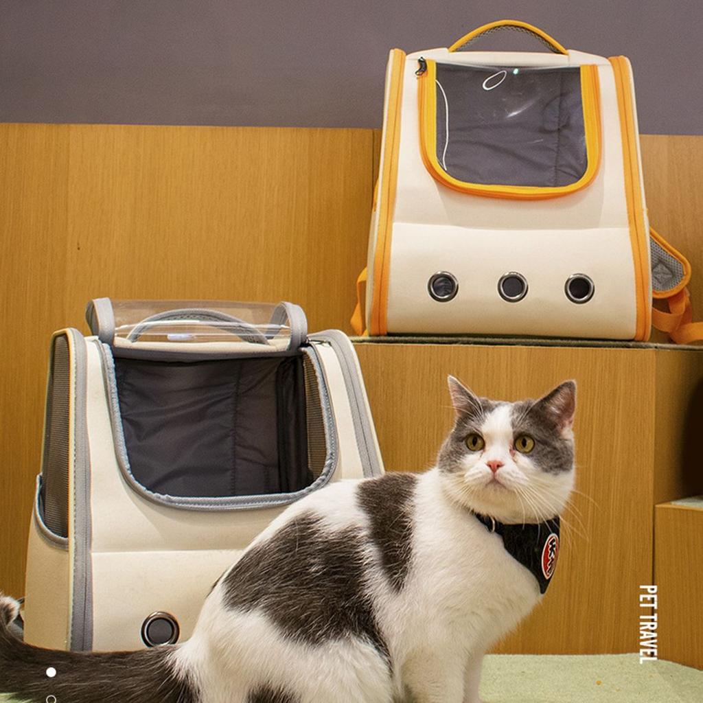 Pet Milk Cat Bag Portable Foldable Breathable Large Capacity Cage for Small and Medium Dogs Waterproof Backpack Dog Bag