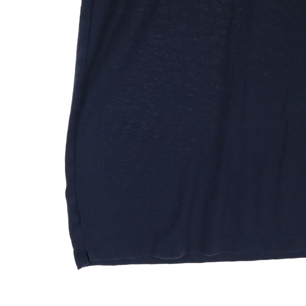 MASTER BUNNY EDITION Embroidery Golf Short Sleeve Polo Shirt Navy Men's Used