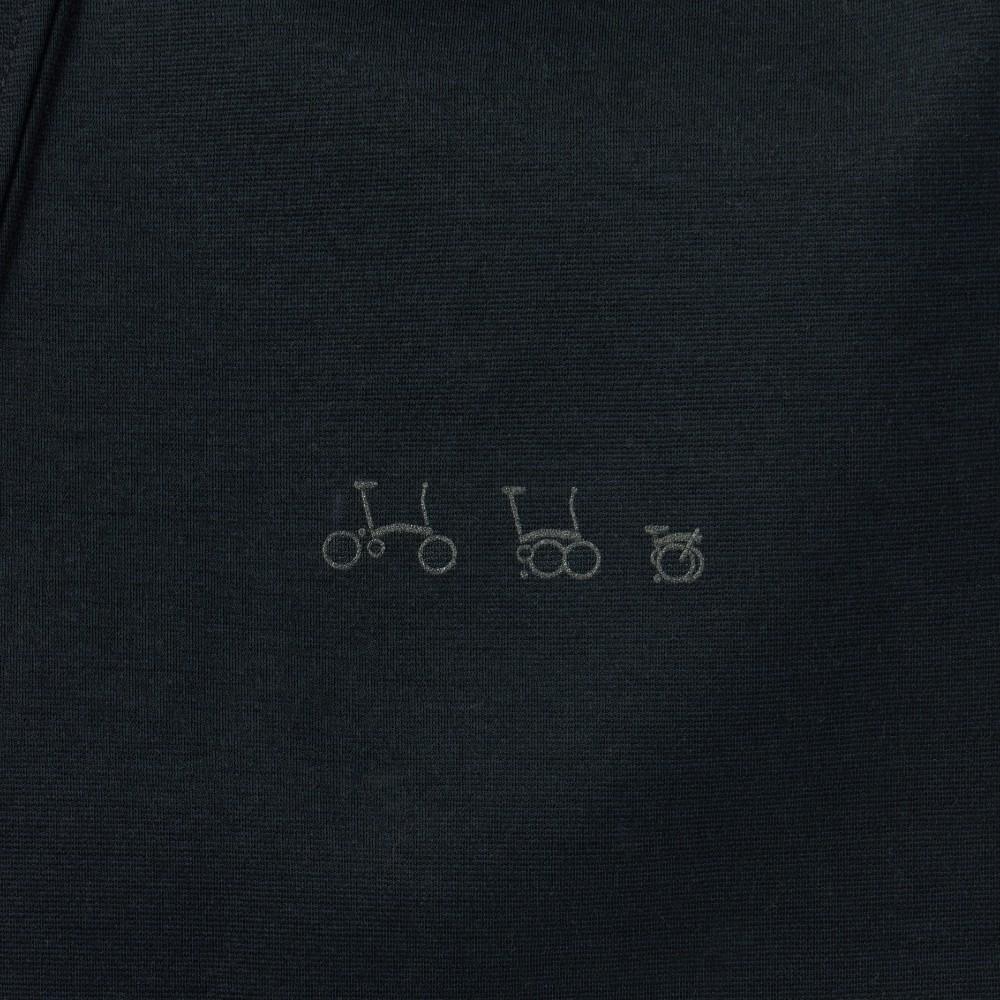 BROMPTON LONDON Sufima Round T-Shirt - Black (P252Mts130)