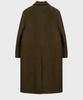 Noirer Alpaca Boucle Maxi Coat (Brown)