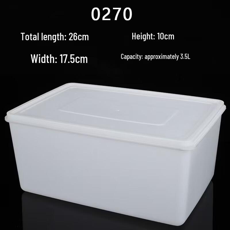 Jingzhouyuan Food-Grade Square Plastic Food Storage Container
