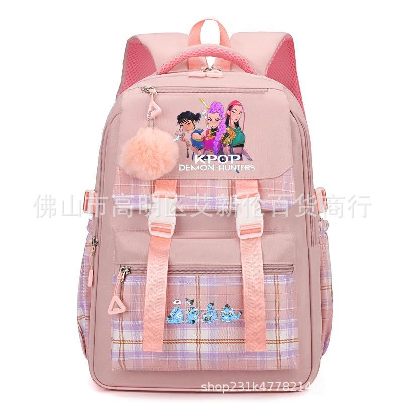 Kpop Witch Hunter Group Printed Schoolbag Fashion Backpack Large Capacity Burden Reduction Backpack