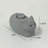 1Pc 3D Printing Rotating Cat Decompression Toy Rotating Cat Emoji Package Ornament Toy