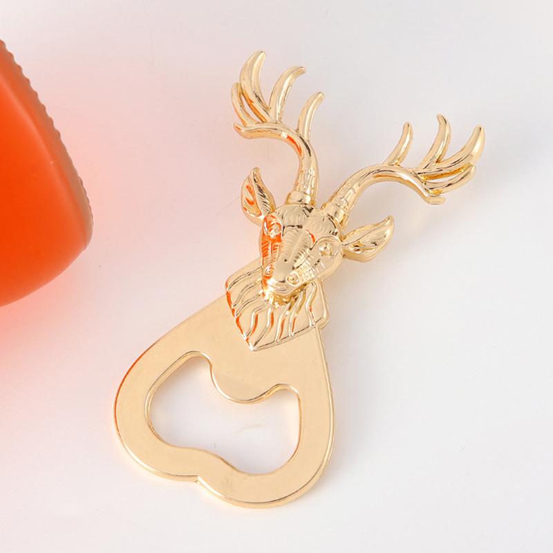 Kreativer Metall Hirsch Flaschenöffner Tragbarer Bierdosenöffner Weinflaschenöffner Outdoor BBQ Öffner Küchenwerkzeug