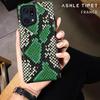OPPO A2 Genuine Leather Protective Case with Python Skin Pattern