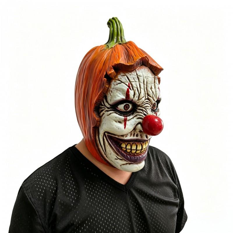 Halloween Pumpkin Mask Scary Costume Haunted House Party Cosplay
