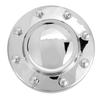 Dually Chrome Front Center Hub Cap Wheel Cover 68081010AB Replacement for Dodge Ram 3500 2011?2013