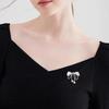 1 Piece Butterfly Brooch, High-End, Light Luxury, Niche, Simple Temperament, Suit Pearl Brooch, Clothing Accessories