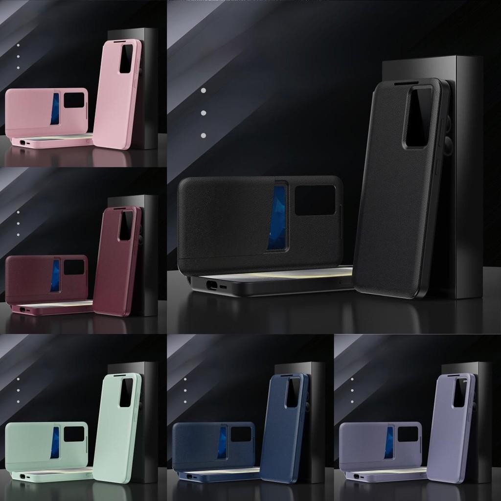 View Smart Window Leather Phone Case With Card Slot For Samsung Galaxy 5g S25