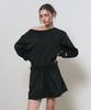 GENERALIDEA Boat Neck Sweatshirt Dress [Black] / Gf2Lop509