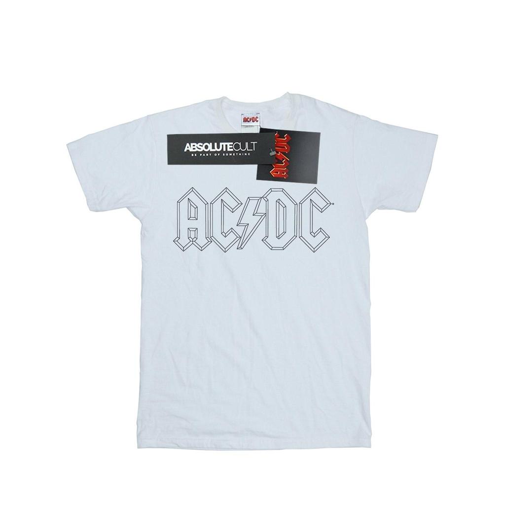 AC/DC Boys Black Outline Logo T-Shirt