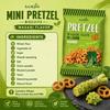 SAMJIN Mini Pretzel Biscuits 70g Wasabi Flavor | Crispy Crunchy Texture, Spicy Wasabi Flavor, Convenient Snack
