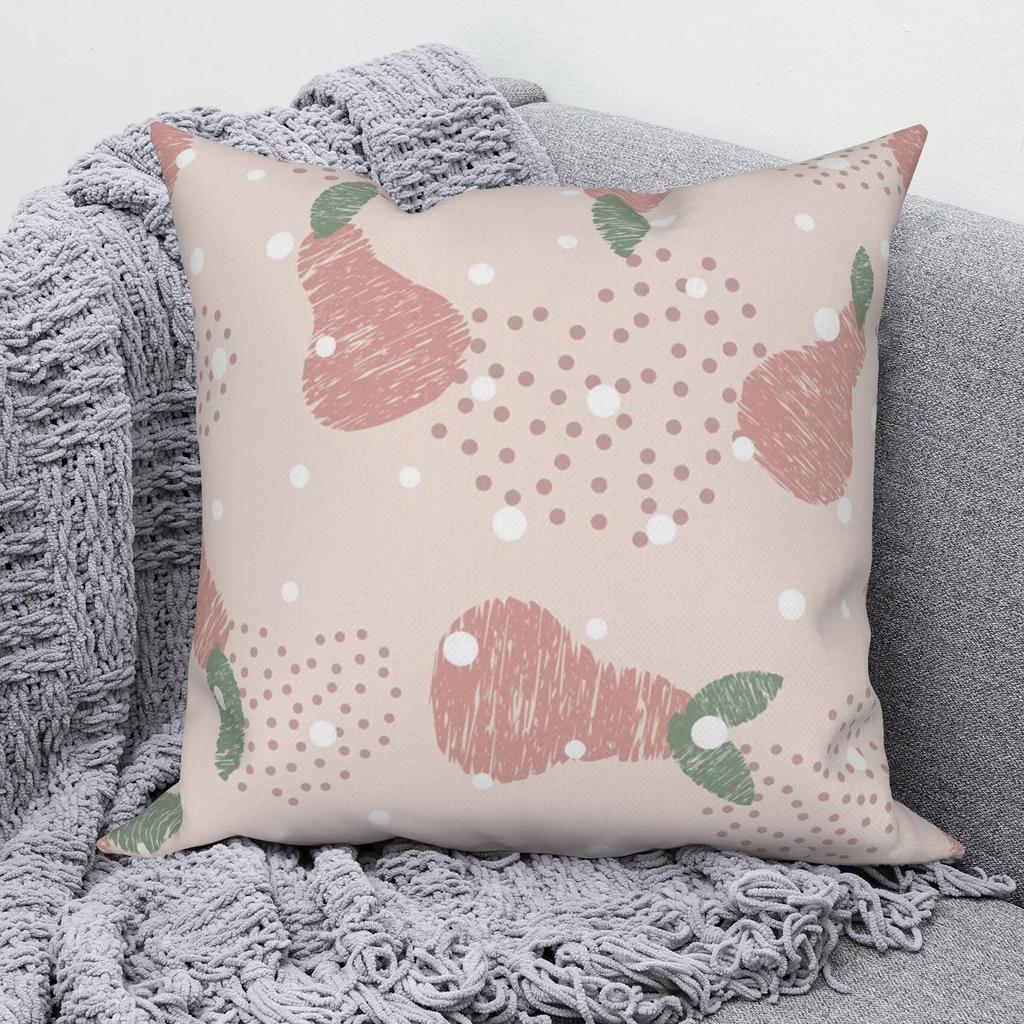 Bedroom Throw Pillow Sofa Decorative Pillowcase Home Decor Cute Tropical Fruit