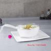 Handmade Glass Salad Bowls Creative Tableware Cooking Hollowware Specials Dry Ice Artistic Conception Molecular Delicacies Plate
