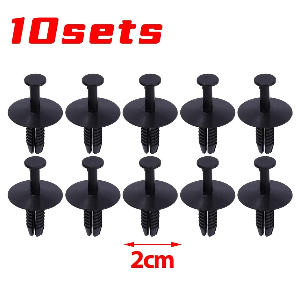 10-50sets Bumper Trim Buckles Cars Rivet Clips Doors Sill Fixing Clips Wheel Arch Clip for Mercedes-Benz BMW357 Auto Accessories