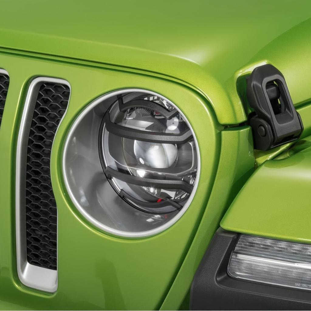 Headlight Guard Cover Protector Bracket For Jeep Wrangler JL Gladiator JT 2018‑Up, Car Exterior Head Lamp Modification Accessories