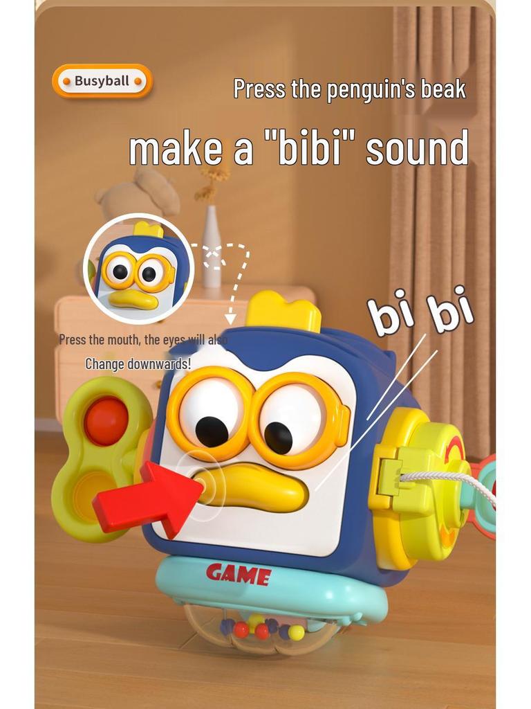 Manhattan Baby Busy Ball Early Learning Grasp Hexahedron Toy