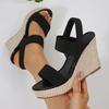 2026 New Fashion Women Wedge Sandals Fashion Summer Fish Mouth Loose Set Foot Platform Sandals Trend High Heels Shoes for Women