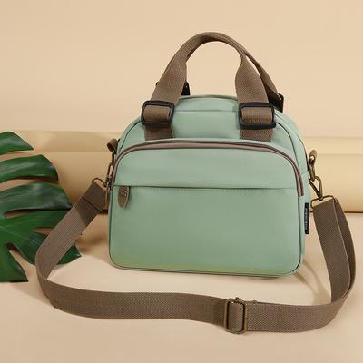 Nylon Einfarbig Damen Schultertasche Umhängetasche Wasserdichte leichte kleine Tasche