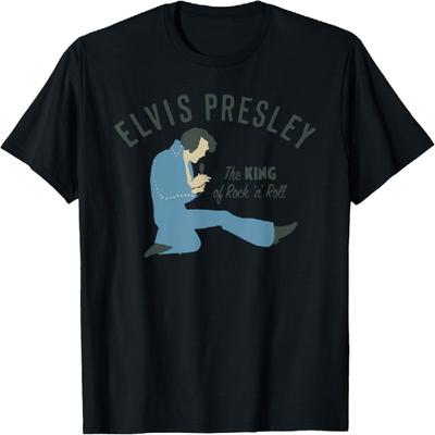 Elvis Presley Official Elvis King Illustration T-Shirt