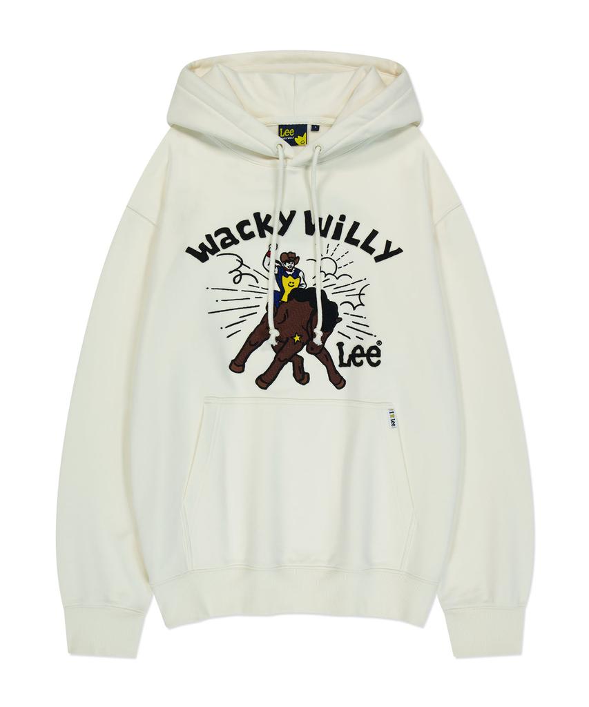 [Wacky Willy X Lee] Graphic Hoodie Cream