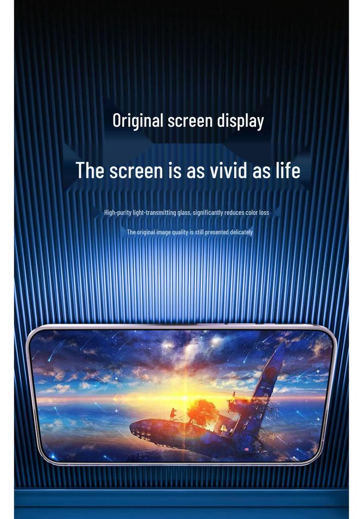 iPhone 17 Pro Max Tempered Film with Dust-Free Chamber Application for iPhone 13/14/15 Pro