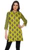 Moomaya Printed Side Slit Short Kurta Tunic For Women Summer Wear Ladies