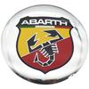 4pcs Hot sale Abarth 56mm logo car emblem Wheel Center Hub auto Rim refit dust-proof badge covers sticker styling accessories