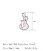 3Pcs Bee/Violin/Coconut Palm/Hearts Charms Stainless Steel Necklaces Bracelet Pendants Handmade Craft DIY Jewelry Making Finding