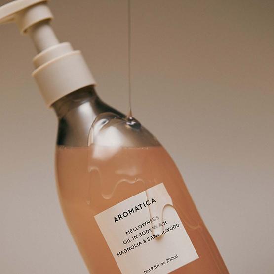 AROMATICA Mellowness Oil In Body Wash Magnolia & Sandalwood 290ml