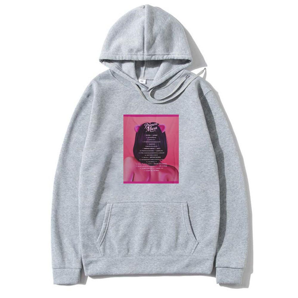 Primera Musa Graphics 2025 Pop Fashion Style Pullover Men Women's Hoodie Vintage Sweatshirts Fleece Long Sleeve Casual Crewneck