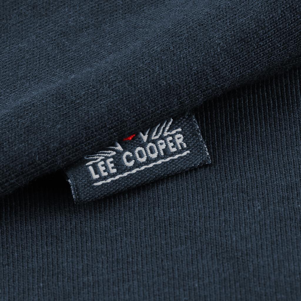 Lee Cooper Piżama Męska Bawełniana Długa Granat Niebieska Logo