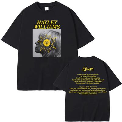 2025 Hayley William Düster 2025neuT-Shirt Unisex Sommer Harajuku T-Shirt Ärmel Frauenmänner Lässig 100% Baumwolle T-Shirt Rundhals Musik