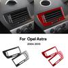 Real Soft Carbon Fiber Sticker For Vauxhall Opel Astra H MK5 2004 2005 2006 2007 2008 2009 2010 Car Instrument Air Outlet Panel.