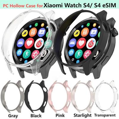 PC-Hohlgehäuse für Xiaomi Watch S4 Watch S4 ESIM Smart Watch Protector Harter PC Stoßfester Stoßfänger Xiaomi Watch S 4 ESIM-Abdeckung