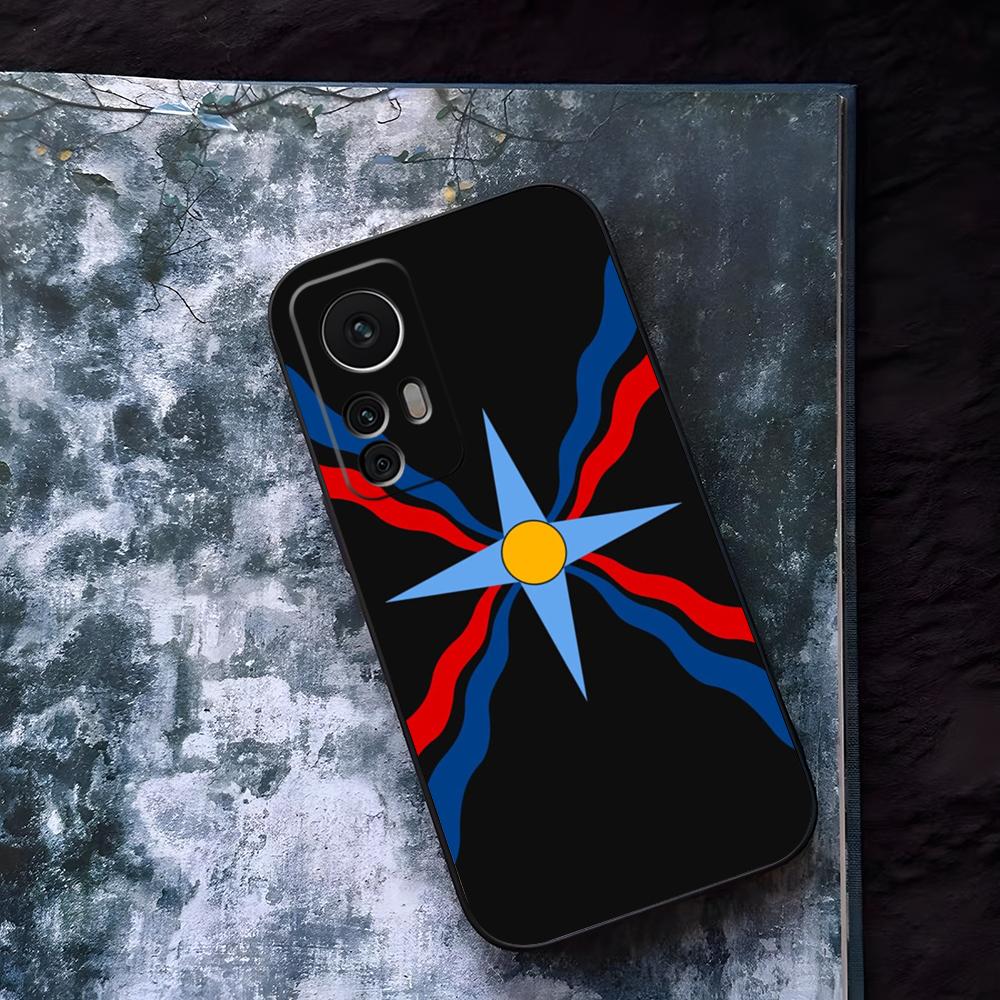 

Assyrian Flag Phone Case for Xiaomi 14 12 11T 13 Lite Ultra Redmi Note 12 10 Pro POCO F4 F5 X5 Pro Shell Coque xiaomi 12pro