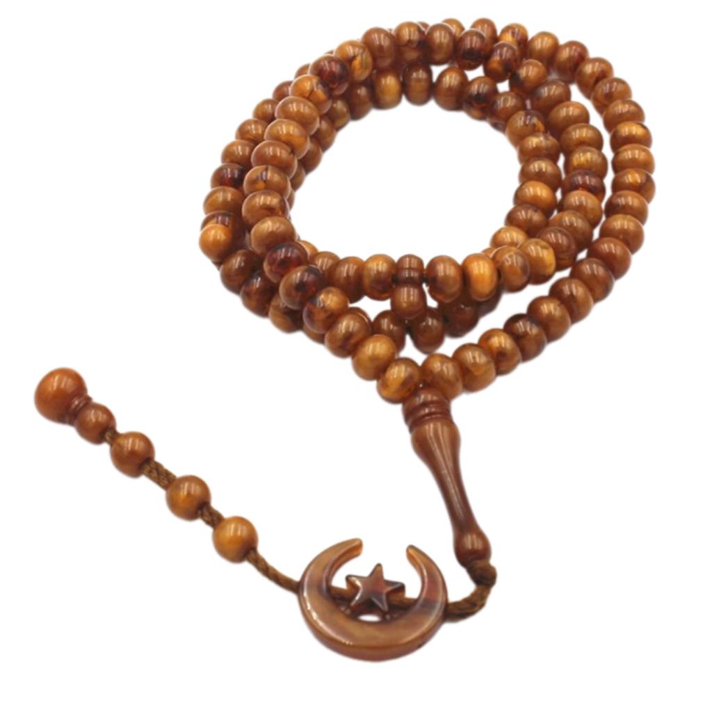 99-Prayer Tasbih Beads 8mm Rosary Beads Tasbih Prayer Beads Wrap Bracelets Necklace Eid Prayer Beads for Men Women