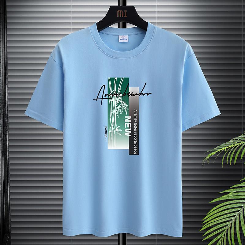 חולצות טי לגברים בקיץ אופנה סטריטוור הדפסי במבוק גרפיקה חולצות טי גברים קז'ואל גברים ספורט שרוול קצר חולצות טי גברים