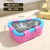 Stainless Steel Lunch Box Students Office Workers - 3-Compartment Bento Container With Lid Utensils Triangular Shape