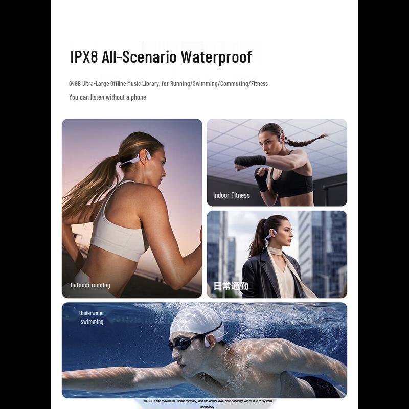 SANAG B77S Bone Conduction Sports Headphones