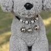 Pet Collar Exquisite Pet Neck Circle Adjustable Cats Dogs Necklace with Removable Bell Pendant Pet