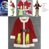 Auffälliges Grinch Cosplay Kostümset für Halloween-Maskeraden