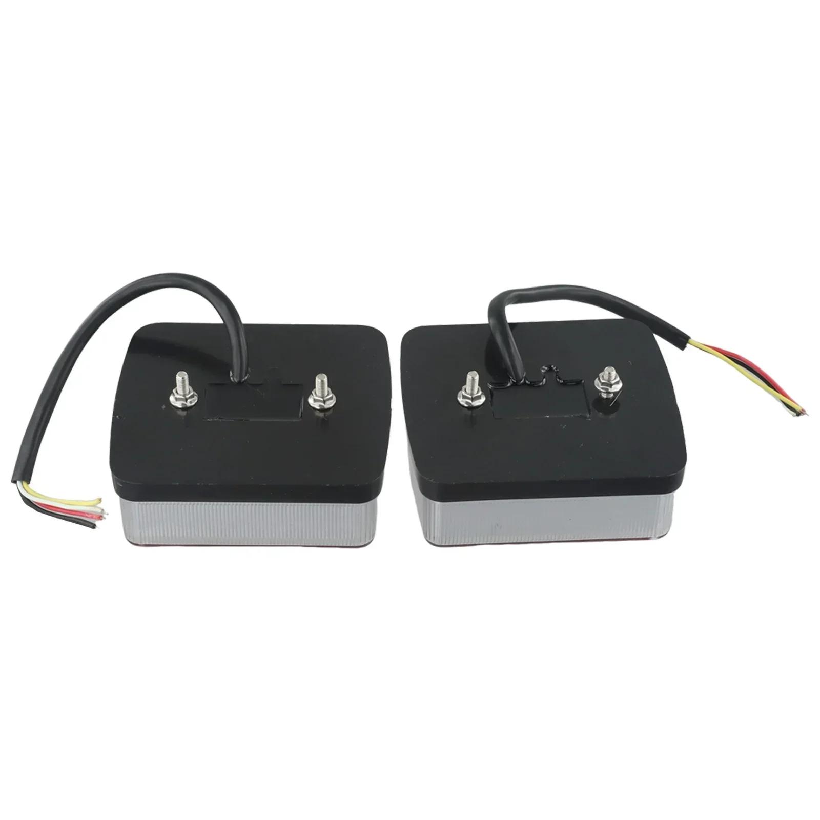 Replacement IP68 2Pcs Left Right LED Submersible Tail Lights Trailer Kit Boat Marker Truck Waterproof ABS Durable Practical China Mainland