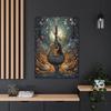 Colorful Symphony Guitar Canvas Painting Musical Inspiration Poster Print Wall Art for Living Room Home Decor Frameless Gifts