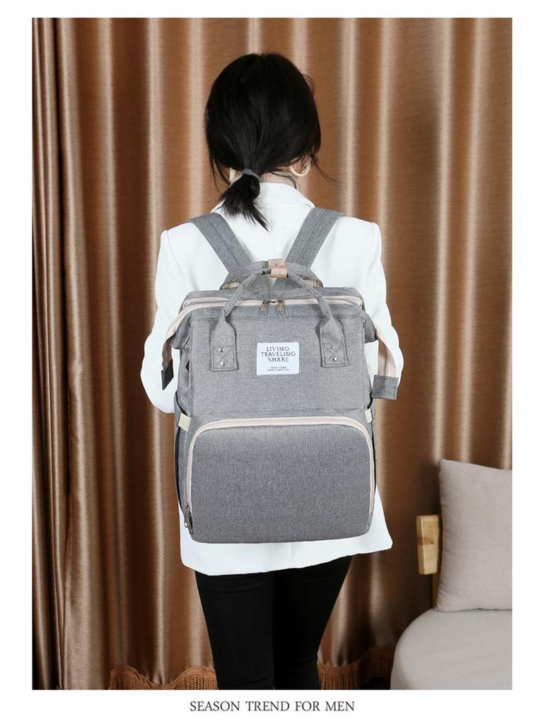 Multipurpose Lightweight Baby Bed and Mommy Travel Bag with Large Capacity and Breast Milk Storage
