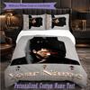 Personalized 3Pcs Bedding SetThe Weeknd Custom Text Duvet Cover Pillowcase Set Bedroom Gift