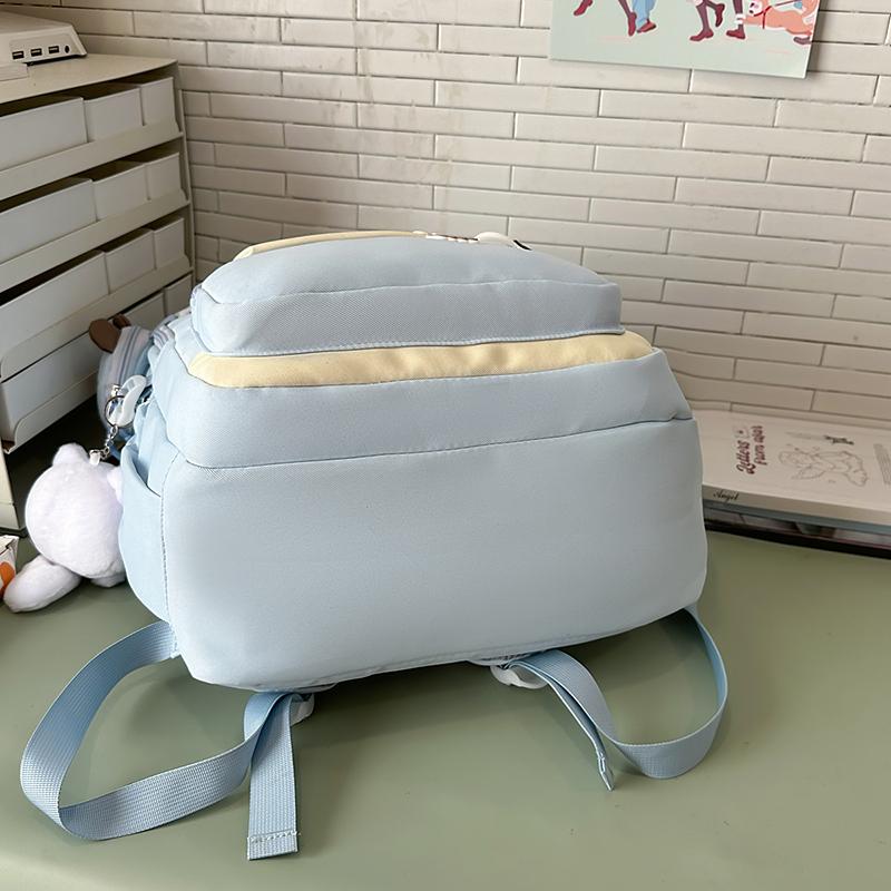 Women's Travel Backpack College Style Large Capacity Backpack Student Schoolbag Computer Bag with Coin Purse